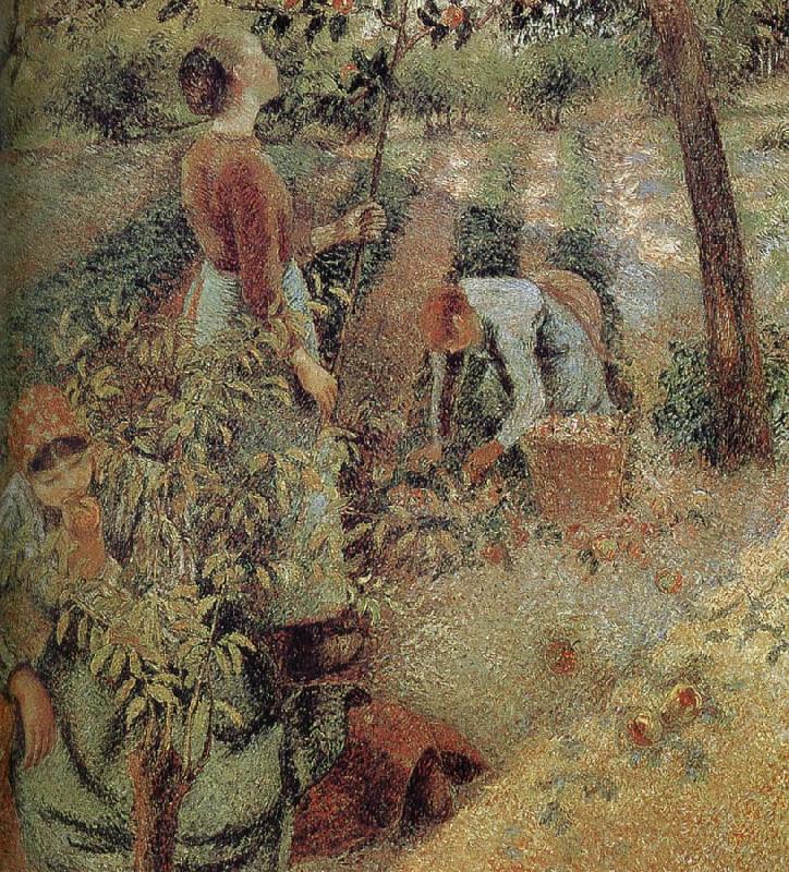 Camille Pissarro woman picking apples